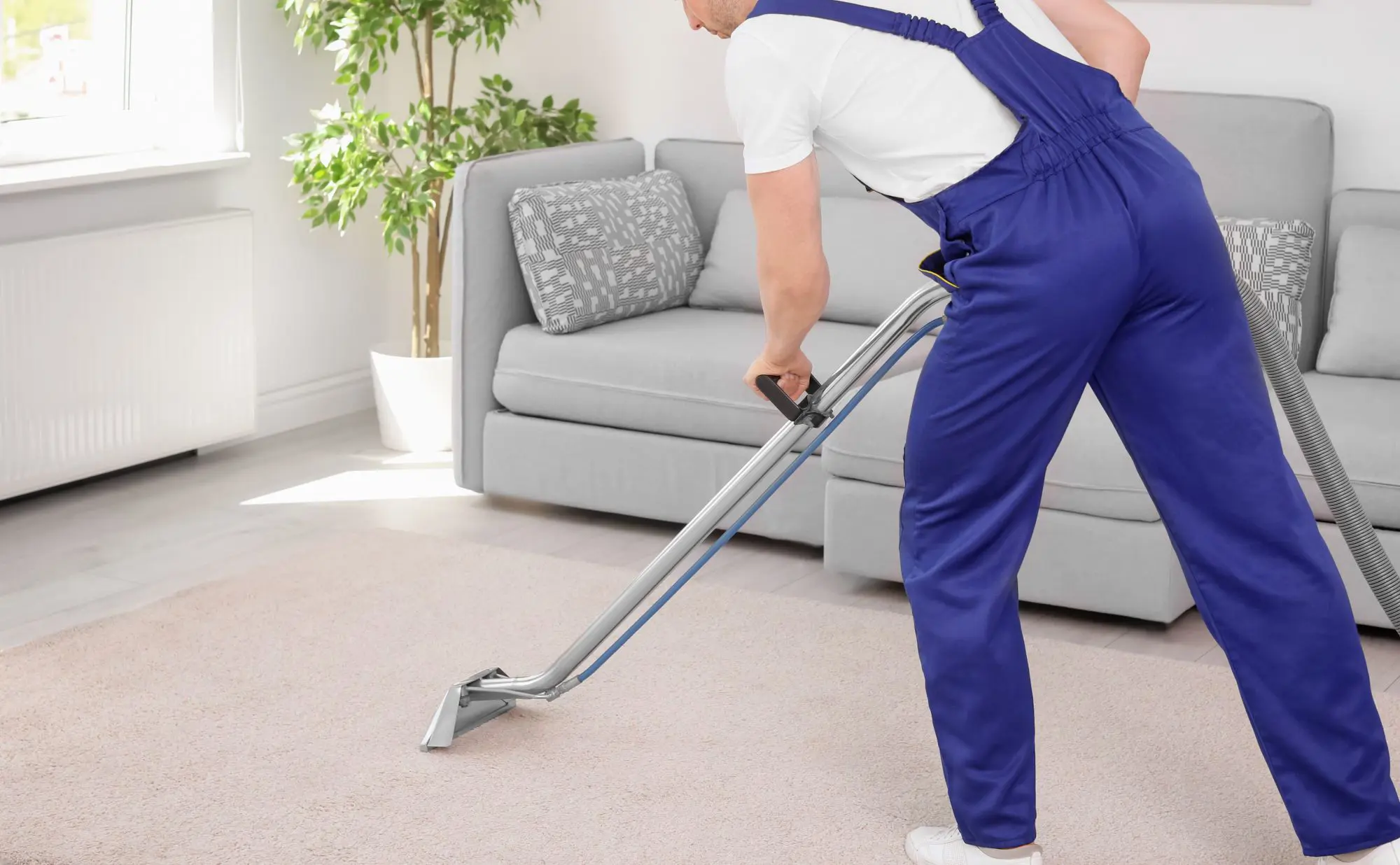 Clear Choice Cleaners technician completing detailed cleaning